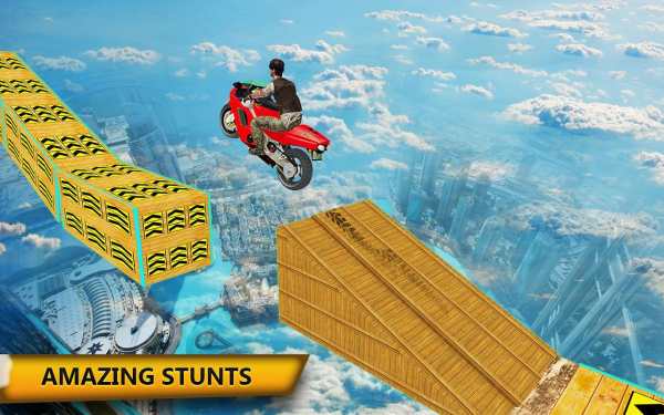 Impossible Tracks: Moto Bike Stunts Driving screenshot 1