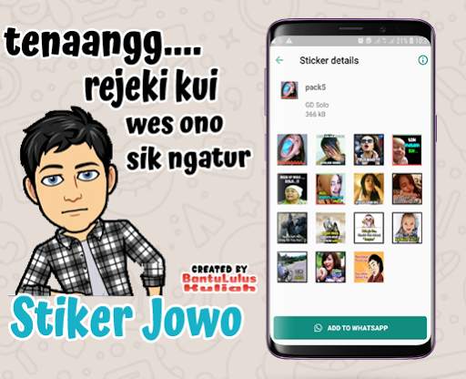 Stiker Jawa Lucu WA screenshot 3