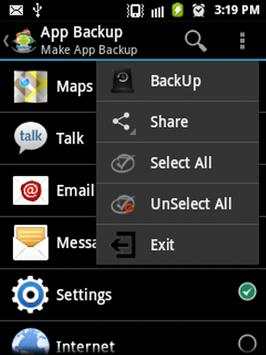 Application Share & Backup screenshot 2