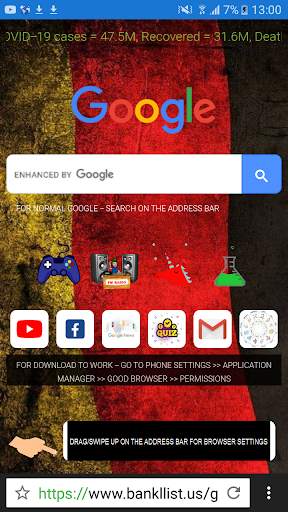 German Browser screenshot 1