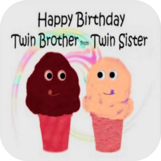 Happy Birthday Twins Card 3.0