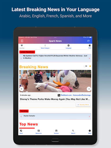 Spark News Lite: Breaking News screenshot 2