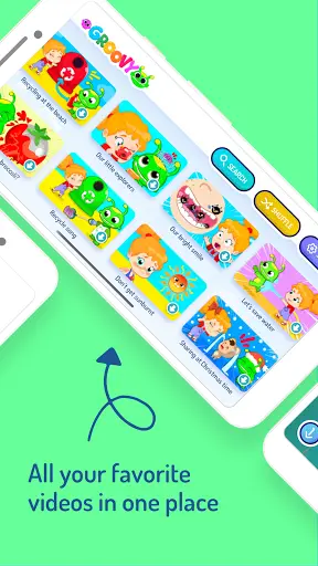 Groovy The Martian - Cartoon and songs for kids screenshot 3