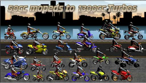 Stunt King - Wheelie Motorbike stunts game screenshot 7