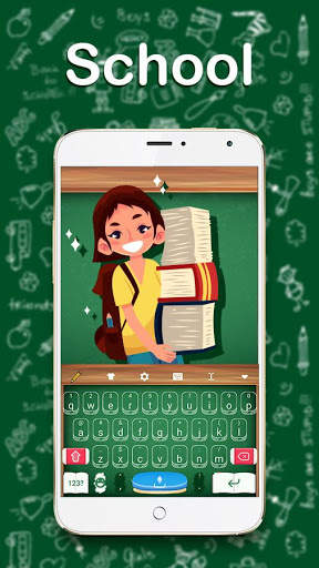 School Keyboard Theme screenshot 1