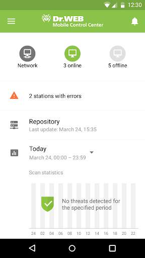 Dr.Web Mobile Control Center screenshot 2