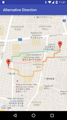 Demo App for Google Direction  screenshot 4