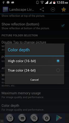 Landscape Live Wallpaper screenshot 3