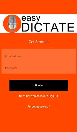 easyDICTATE screenshot 2