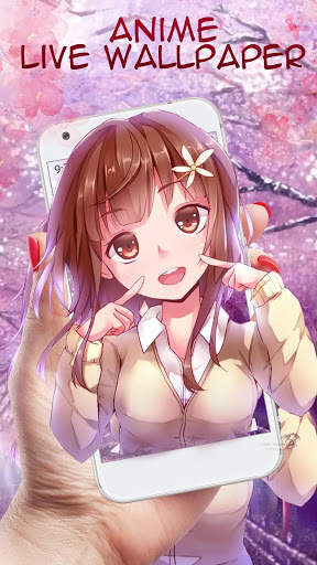 Lovely Anime Girl APUS Live Wallpaper screenshot 1