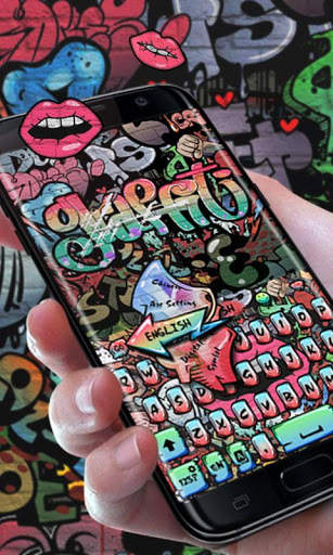 Graffiti Go Keyboard Theme screenshot 2