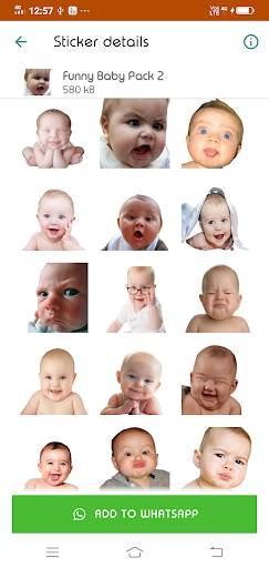 New WAStickerApps - Cute Baby Stickers screenshot 3