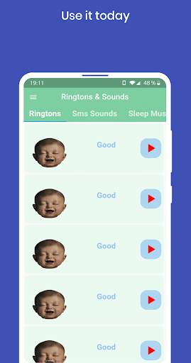Funny ringtones for mobile screenshot 2