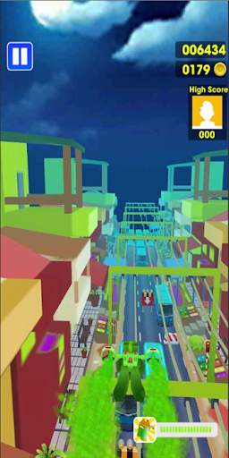 Bus Surf Moonlight Superhero Max screenshot 2