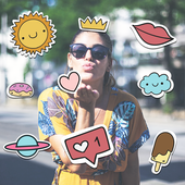New Stickers for Photos: Sticker App for Girls icon