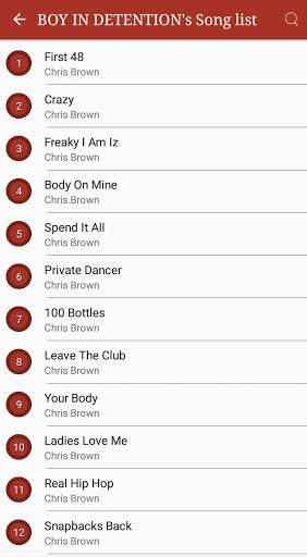 All Chris Brown Songs Lyrics скриншот 2