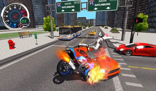 Moto Traffic 3D screenshot 2