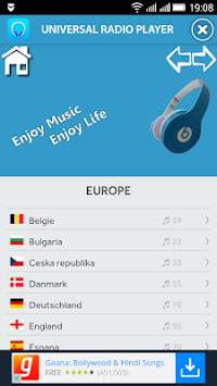 Universal Radio Player screenshot 2