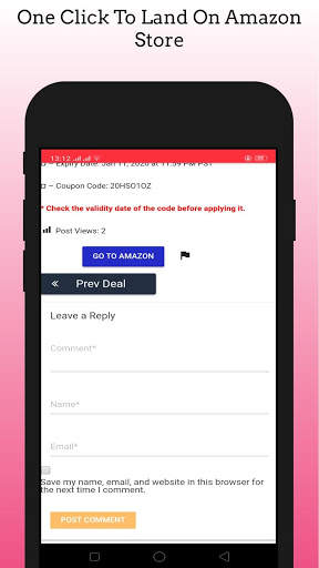 Coupons For Amazon / Promo Codes Deals Save Money स्क्रीनशॉट 7