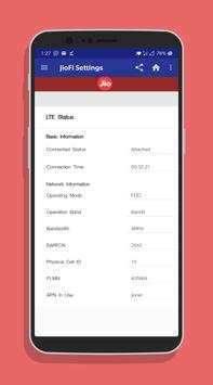 JioFi Advanced Settings screenshot 1