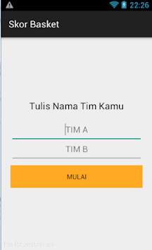Skor Permainan Bola Basket screenshot 1