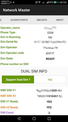 Master Network Info & SIM Query Tool скриншот 5