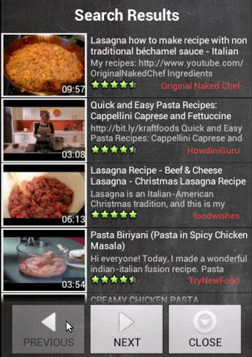 Cooking Video Tutorials screenshot 2