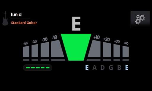 Tun-d 2 Free Guitar Tuner скриншот 1