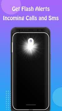 Calling Flashlight - Flash Blinking On Call & Sms screenshot 2