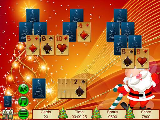 Xmas TriPeaks, card solitaire screenshot 21