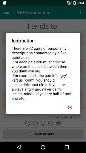 Free Personality Test (16 Personalities) screenshot 1