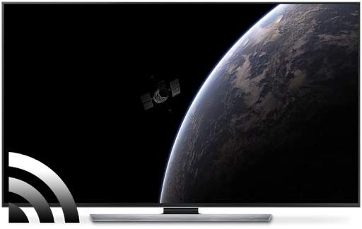 Galaxy background for Chromecast TV screenshot 2