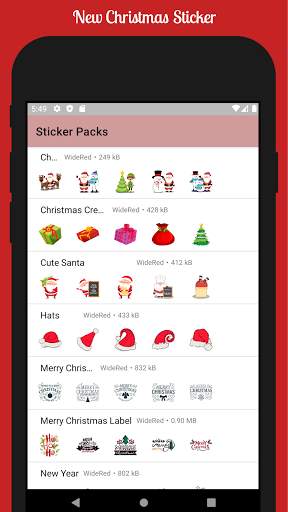 Chirstmas Sticker Special for Whatsapp screenshot 1