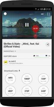 Videoder - YouTube to mp3 converter screenshot 1