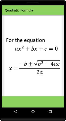Maths Algebra Formula screenshot 2