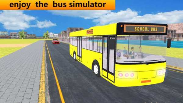 High School Bus : City Traffic Simulator screenshot 1