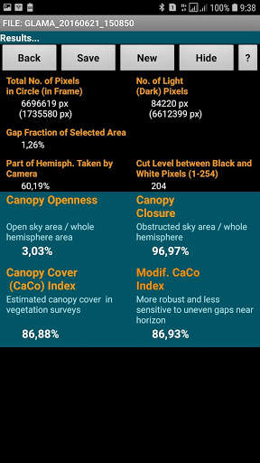 Gap Light Analysis Mobile App скриншот 5