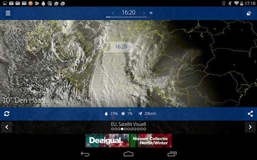 Sat24, Wettersatelliten screenshot 9