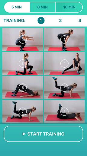 Home Workout - Video Lessons ⏱ screenshot 1