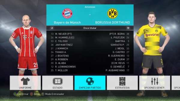 Pes 19:The manual screenshot 3