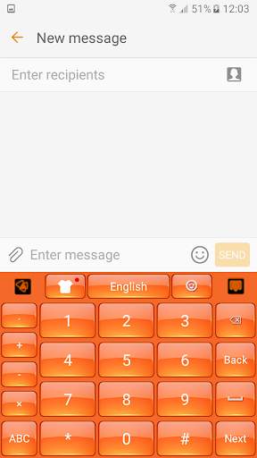 Orange Keyboard screenshot 6