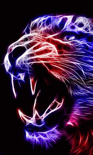 Neon Animal HD Wallpaper Background screenshot 2