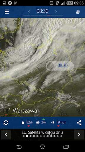 Sat24, pogoda satelitarnej screenshot 1