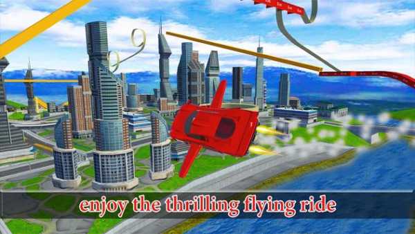 Futuristic Flying Muscle Car Shooting Simulator 3D screenshot 5