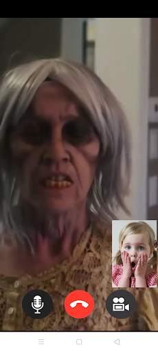 Granny Calling Fake Video Call screenshot 3