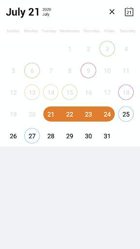Daily Calendar screenshot 1