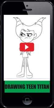 How To Draw Teen Titan Video screenshot 1