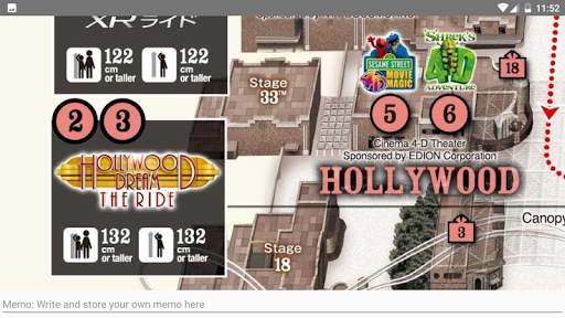 USJ MAP UNIVERSAL STUDIOS JAPA screenshot 5