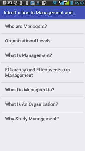 Introduction to Management and Organizations 1 تصوير الشاشة