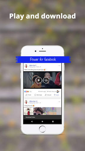 Power for Facebook: Download video, Chat video screenshot 2